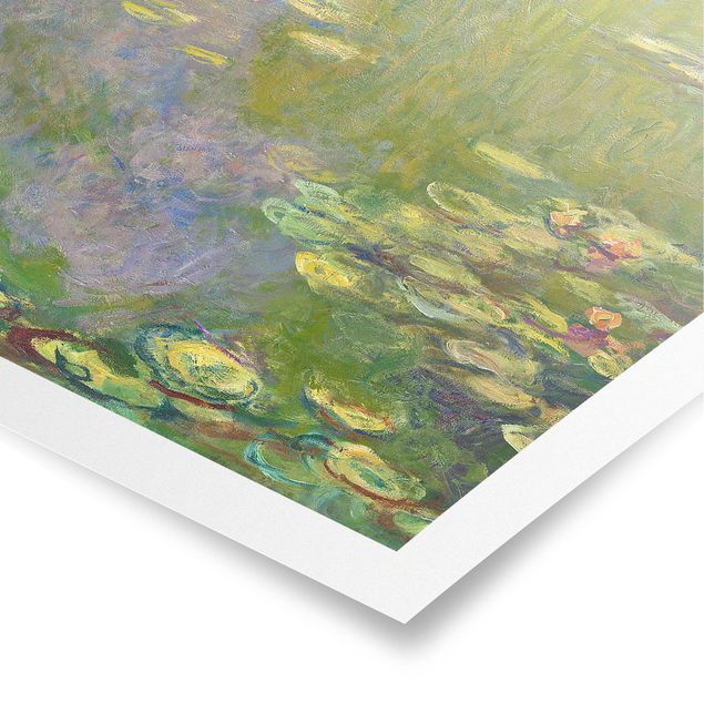 Quadri con fiori Claude Monet - Ninfee verdi