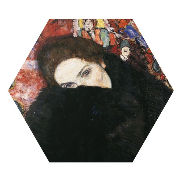 Riproduzioni quadri Gustav Klimt - Signora con la muffola