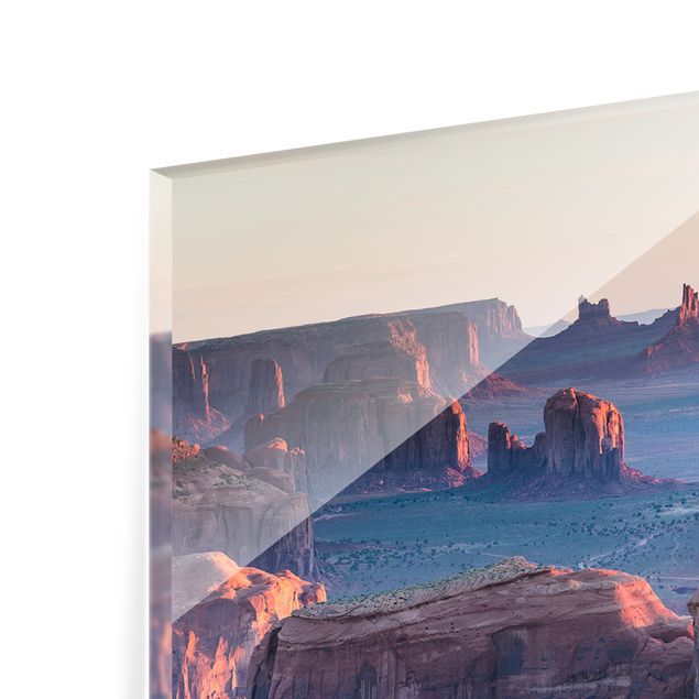 Paraschizzi in vetro - Alba in Arizona - Panorama 5:2