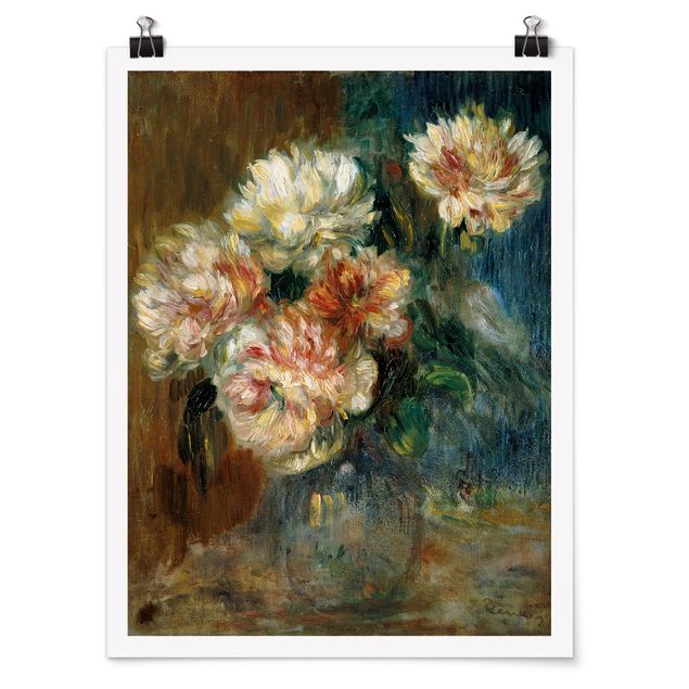 Quadro moderno Auguste Renoir - Vaso di peonie