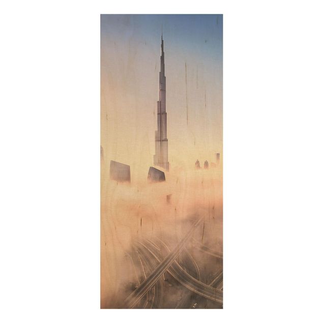 Quadri Skyline di celeste di Dubai