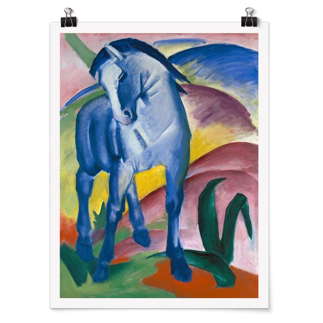 Quadri espressionismo Franz Marc - Cavallo blu I