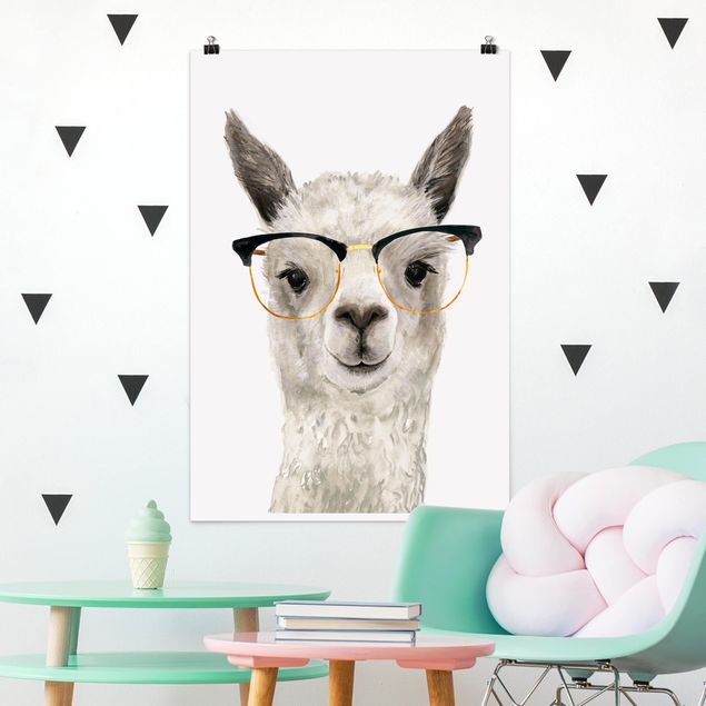 Decorazioni camera neonato Hip Lama con occhiali I
