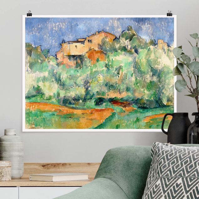 Impressionismo quadri Paul Cézanne - Casa e colombaia a Bellevue