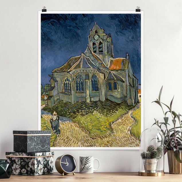 Quadri Impressionismo Vincent van Gogh - La chiesa di Auvers