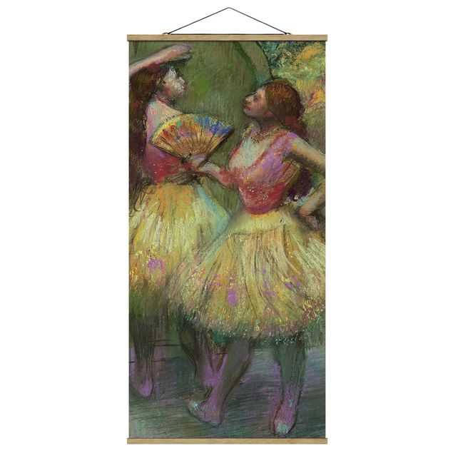 Quadri Impressionismo Edgar Degas - Due ballerini prima di andare in scena