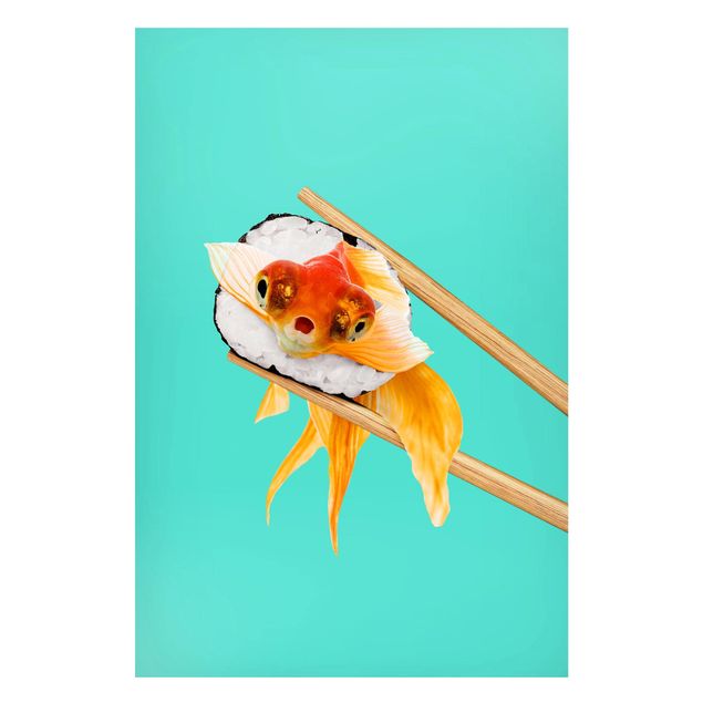 Quadro pesci Sushi con pesce rosso