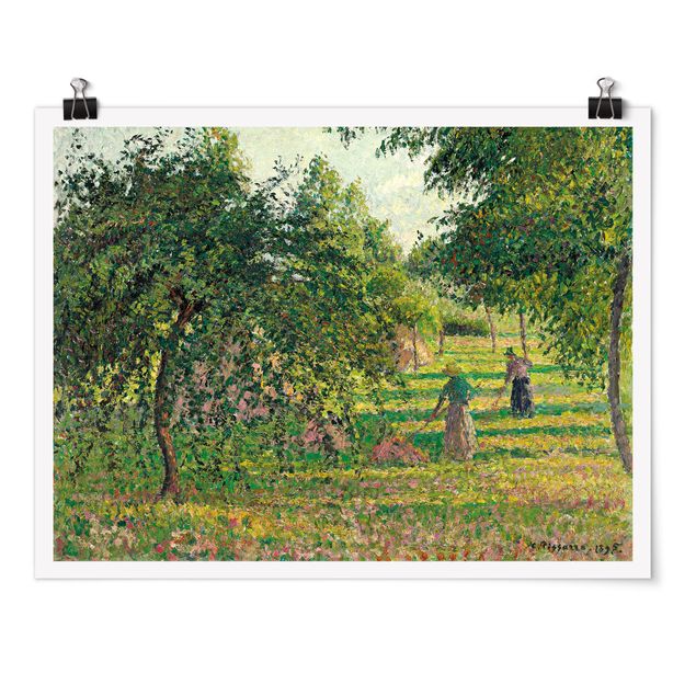 Quadri Romanticismo Camille Pissarro - Meli e ortiche, Eragny