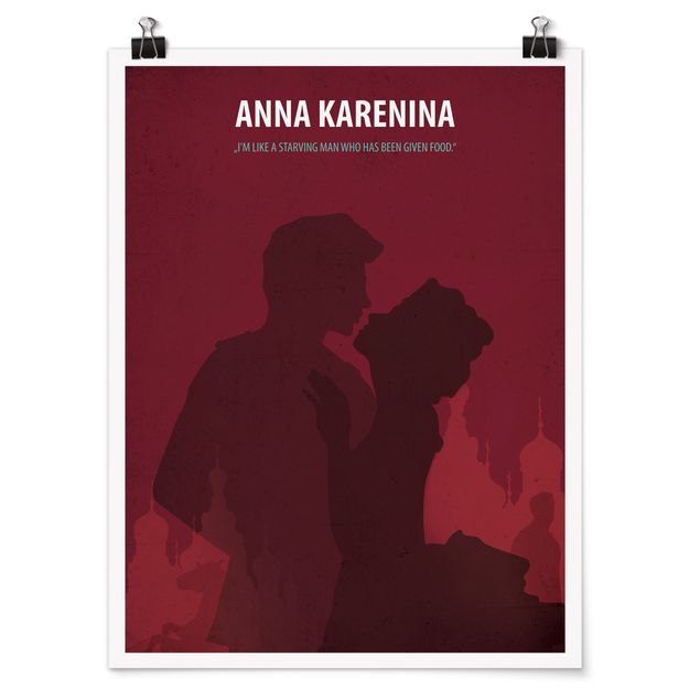 Quadro rosso Locandina del film Anna Karenina