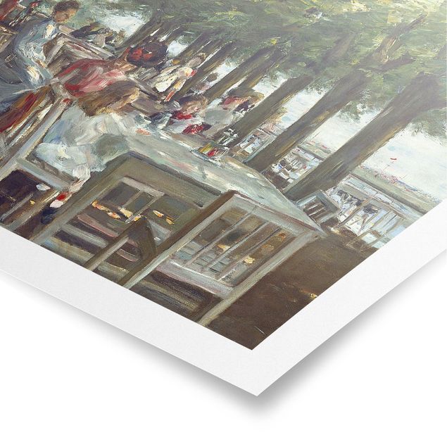Quadri Impressionismo Max Liebermann - La terrazza del ristorante Jacob
