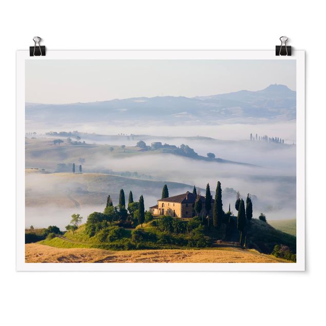 Poster paesaggio Tenuta di campagna in Toscana