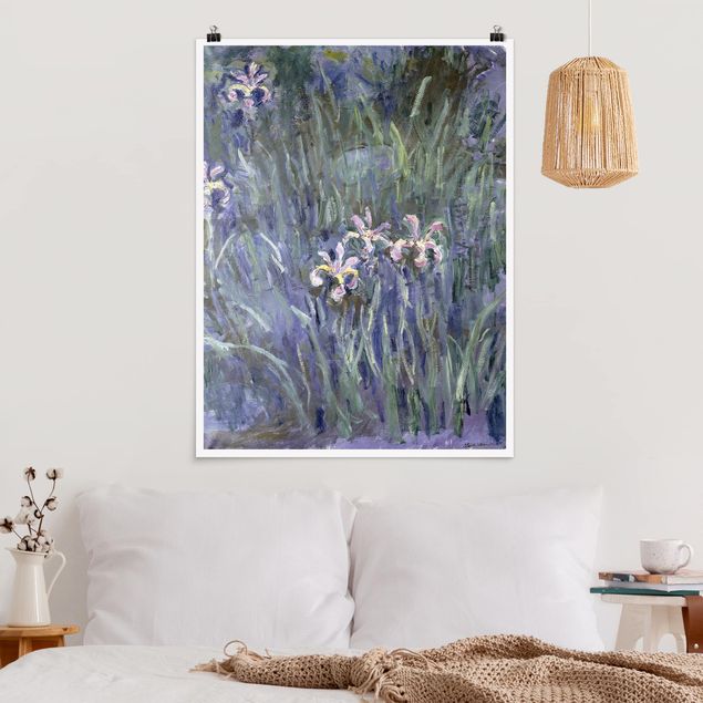 Riproduzioni Claude Monet - Iris