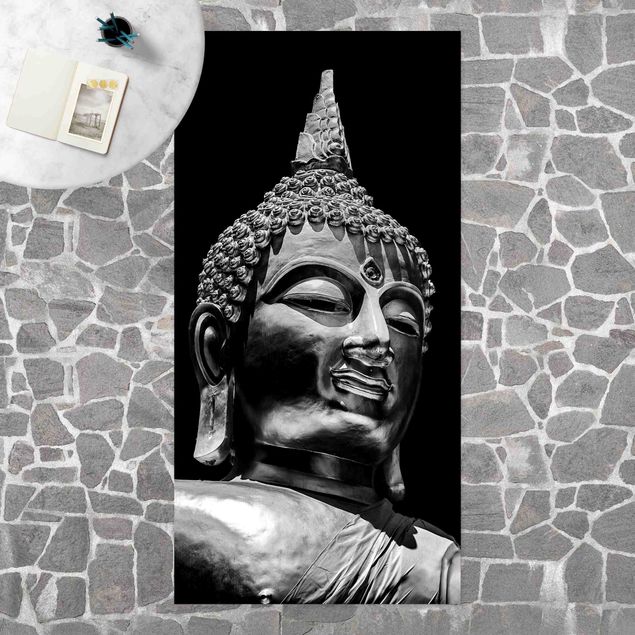 tappeto passatoia Volto di statua di Buddha