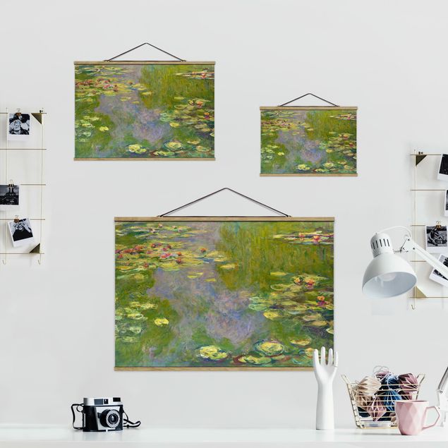 Riproduzione quadri famosi Claude Monet - Ninfee verdi