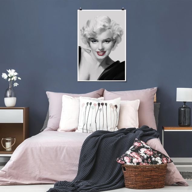 Poster retro style Marilyn sul divano