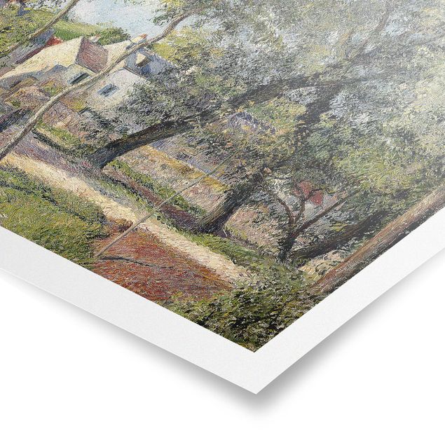 Riproduzioni Camille Pissarro - Paesaggio a Osny vicino all'irrigazione