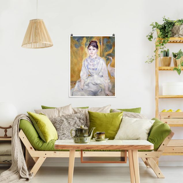 Stile artistico Auguste Renoir - Giovane ragazza con cigno