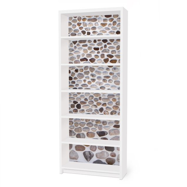 Pellicole adesive per mobili libreria Billy IKEA Muro di pietra andaluso