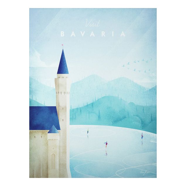 Riproduzione quadri famosi Poster di viaggio - Baviera