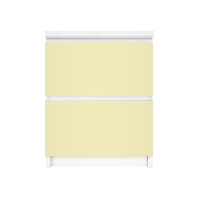 Pellicole adesive per mobili cassettiera Malm IKEA Colore Crème