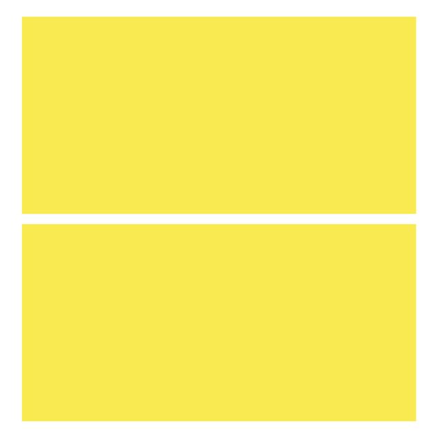 Carta adesiva per mobili IKEA - Malm Cassettiera 2xCassetti - Colour Lemon Yellow