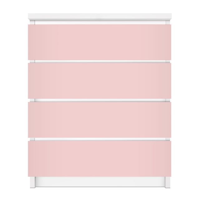 Pellicole adesive per mobili cassettiera Malm IKEA Colore Rosa