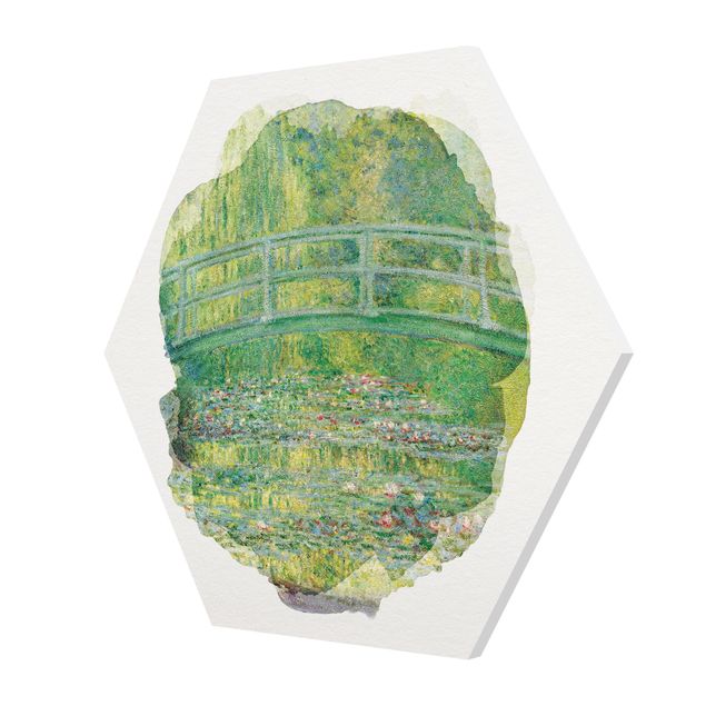 Quadri fiori Acquerelli - Claude Monet - Ponte giapponese