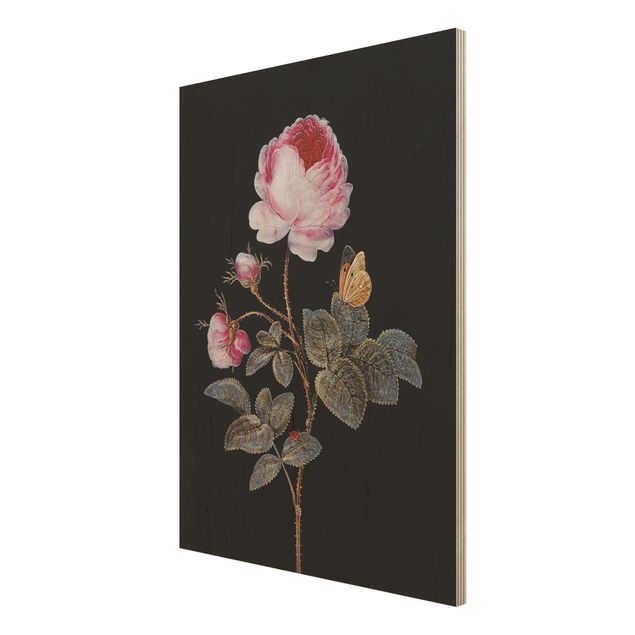 Quadri in legno con fiori Barbara Regina Dietzsch - La rosa dai cento petali