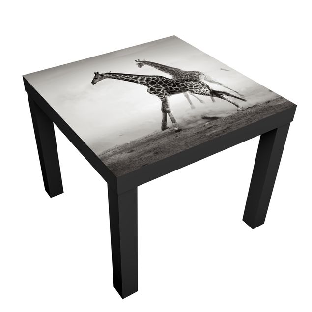 Pellicole adesive per mobili lack tavolino IKEA Giraffe a caccia