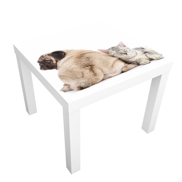 Pellicole adesive per mobili lack tavolino IKEA Tavolino carlino e gattini