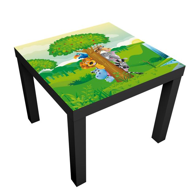 Pellicole adesive per mobili lack tavolino IKEA No.BF1 Animali della giungla