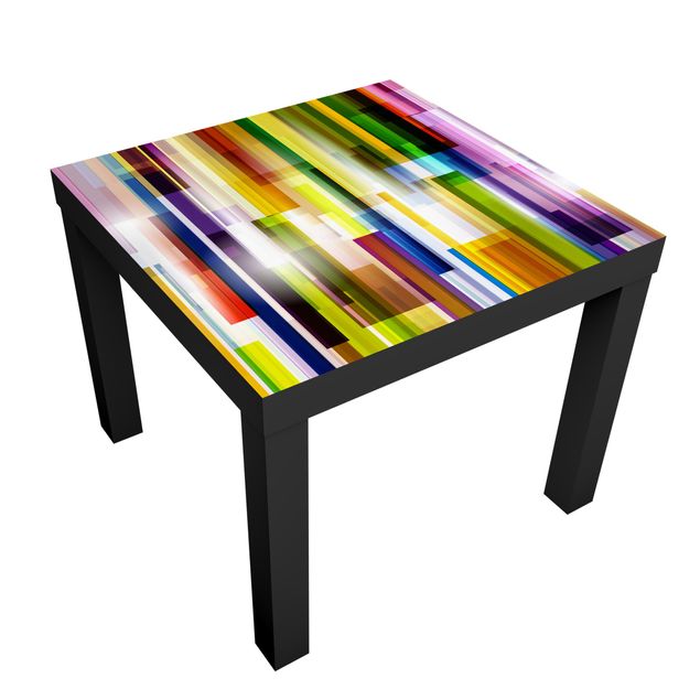 Pellicole adesive per mobili lack tavolino IKEA Cubi arcobaleno