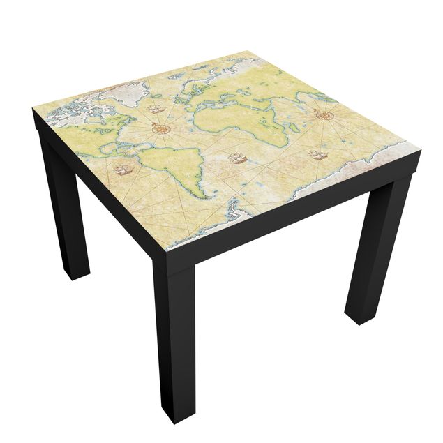 Pellicole adesive per mobili lack tavolino IKEA World Map