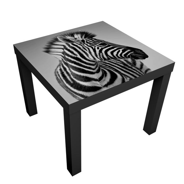 Pellicole adesive per mobili lack tavolino IKEA Ritratto di piccola zebra II