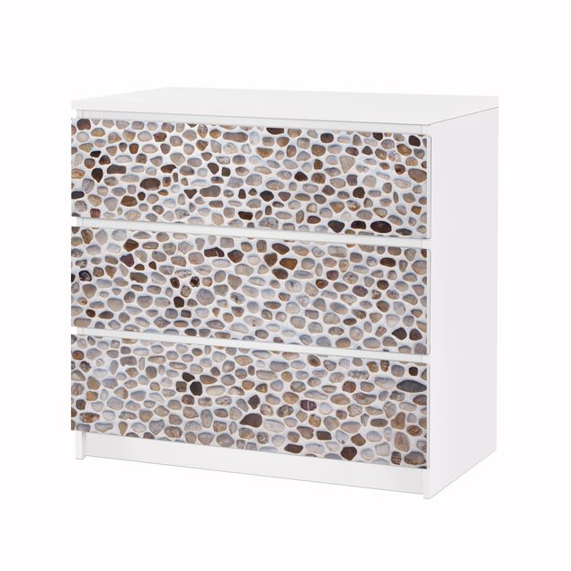 Pellicole adesive per mobili cassettiera Malm IKEA Muro di pietra andaluso
