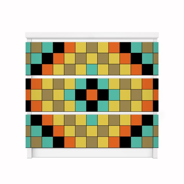 Pellicole adesive con disegni Mosaico colorato