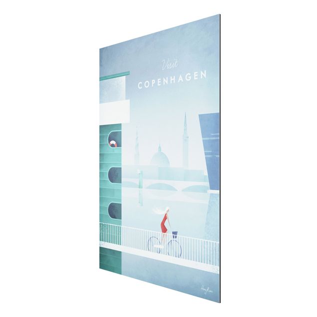 Quadri skyline  Poster di viaggio - Copenaghen