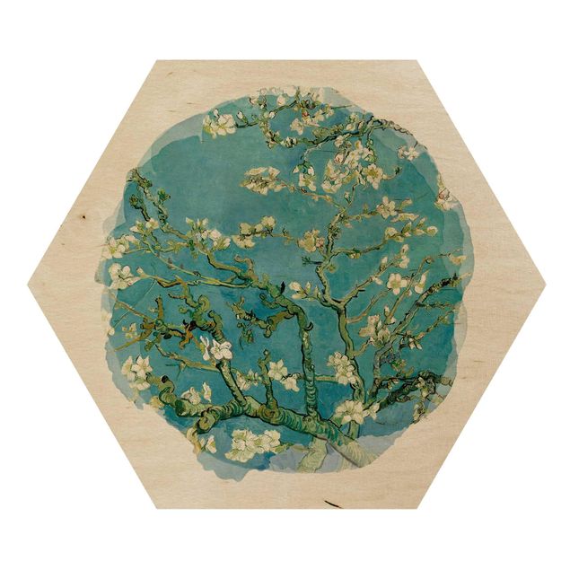 Stile artistico Acquerelli - Vincent Van Gogh - Mandorlo in fiore