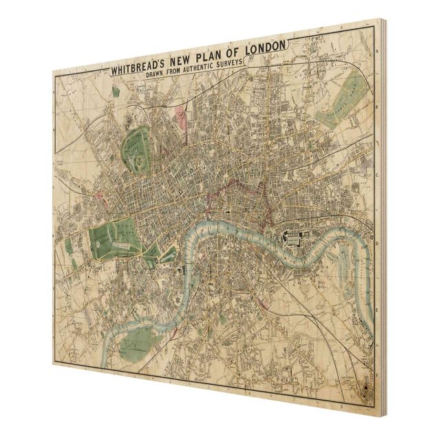 Quadri stampe Mappa vintage Londra