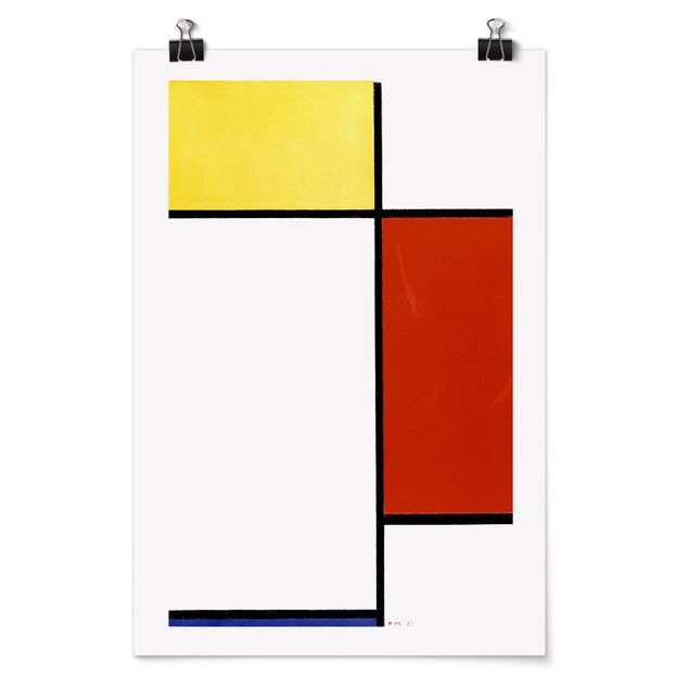 Quadro moderno Piet Mondrian - Composizione I