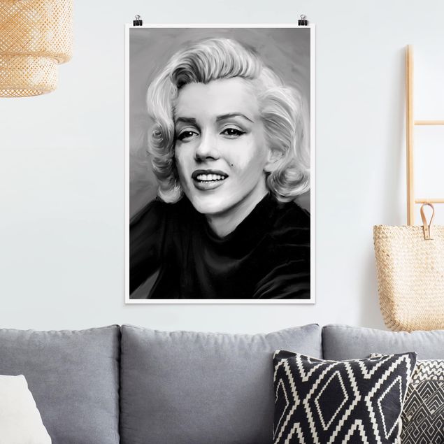Quadro moderno Marilyn in privato