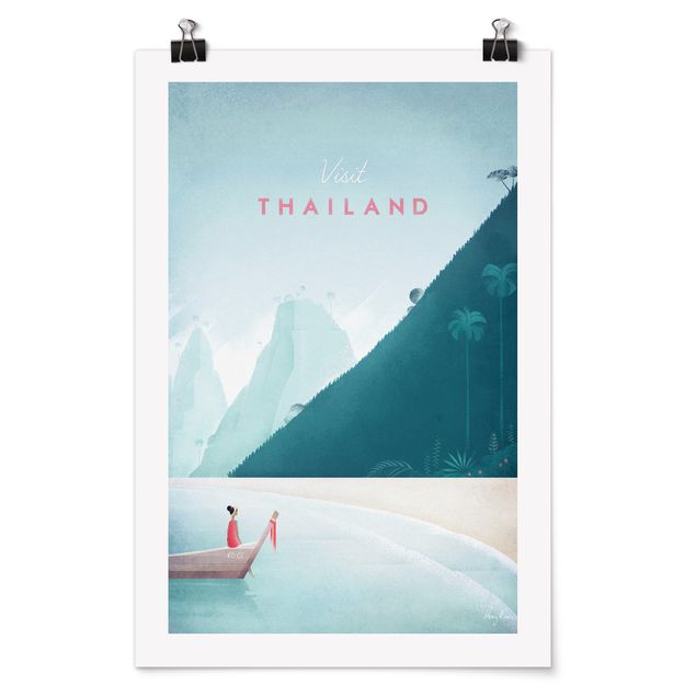 Quadri spiaggia Poster di viaggio - Thailandia