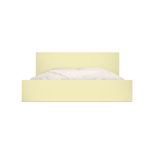 Pellicole adesive per mobili letto Malm IKEA Colore Crème