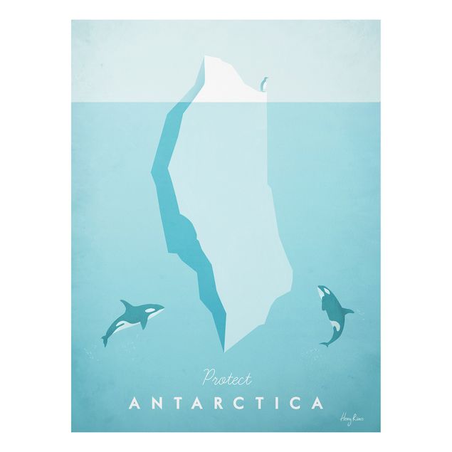 Quadro paesaggio Poster di viaggio - Antartide