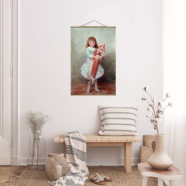 Stile di pittura Auguste Renoir - Suzanne con marionetta Arlecchino