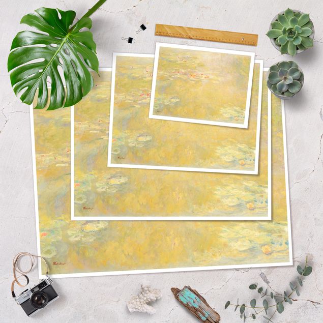Quadri gialli Claude Monet - Lo stagno delle ninfee