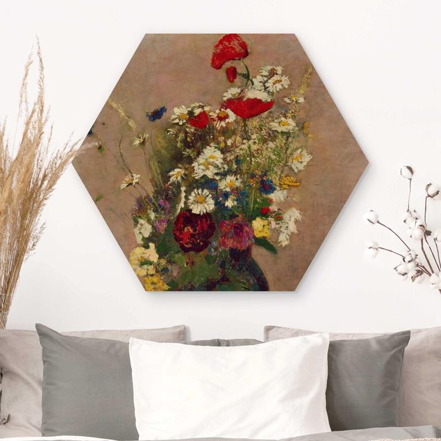 Correnti artistiche Odilon Redon - Vaso di fiori con papaveri