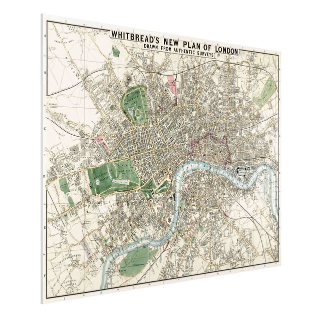 Quadro Londra Mappa vintage Londra