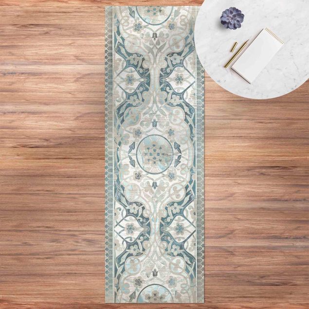 tappeto persiano Pannelli in legno Persiano Vintage I