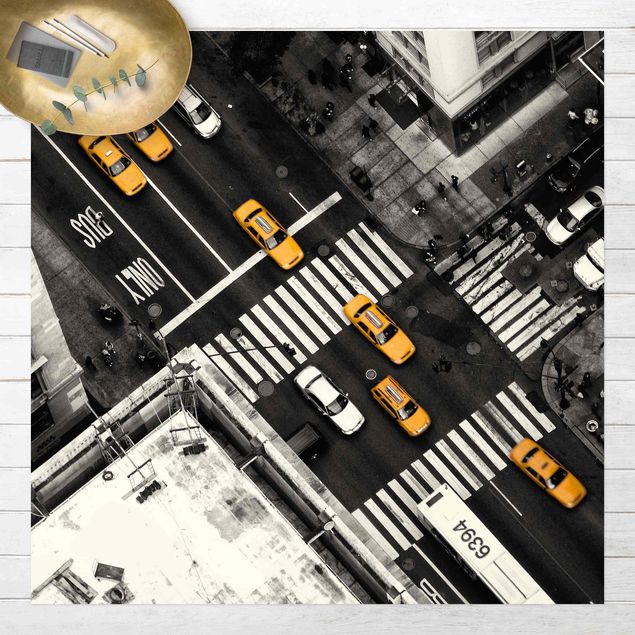 tappeto terrazzo Taxi di New York